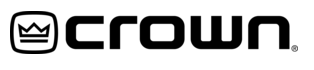 crown amplifier