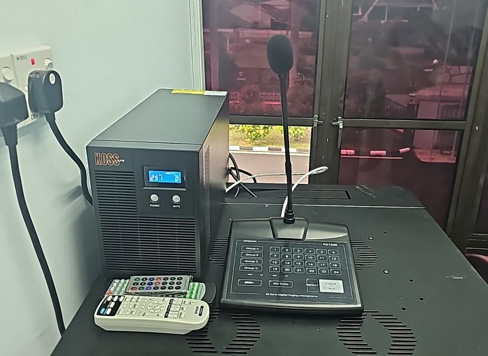 sistem pengumuman bangunan